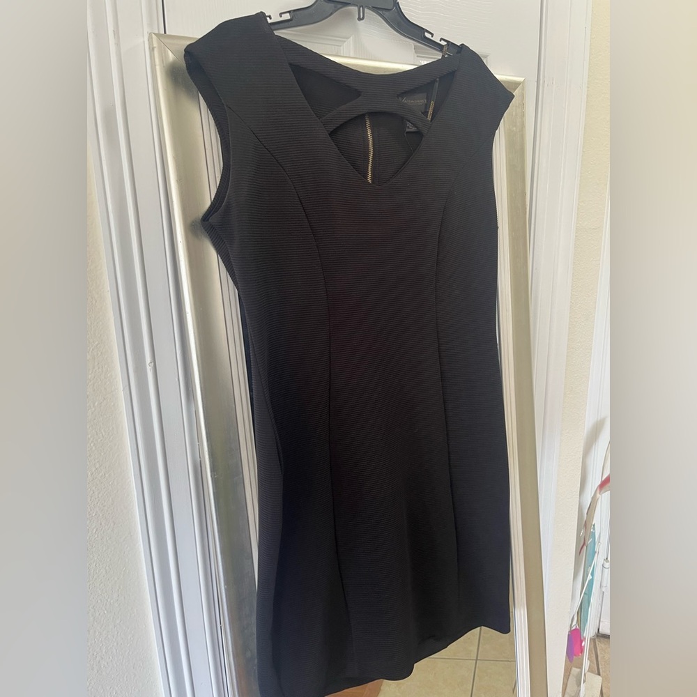 Kardashian Kollection Black Classic Bodycon Cocktail Dress Sleeveless sz XL